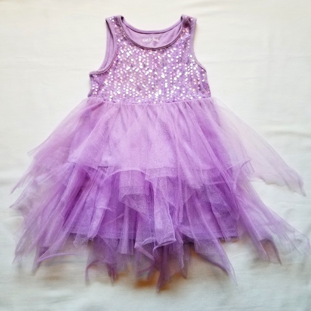 Cat&Jack 3T Purple Princess Dress